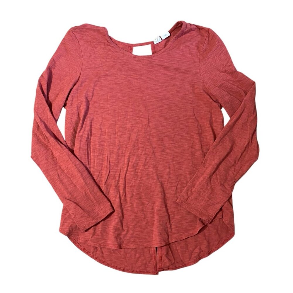 Womens orange long sleeve fall t shirt